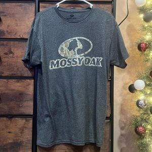Mossy Oak Gray/Camo Shirt Medium